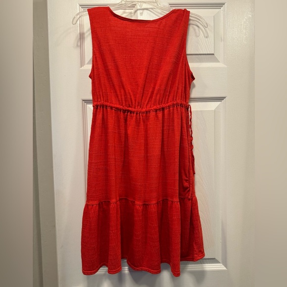 Red-Orange / Burnt Orange Sun Dress - Max Studios - Picture 2 of 6